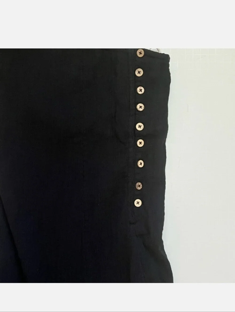 Free People Black Strapless Ruffle High-Low Dress